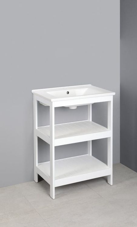 ETIDE szafka umywalkowa 61,5x85x44 cm, biały mat
