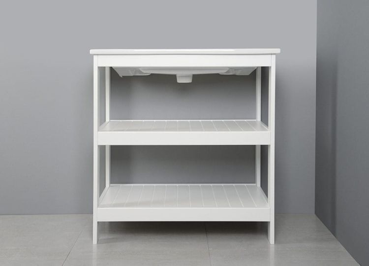 ETIDE szafka umywalkowa 81,5x86x44 cm, biały mat
