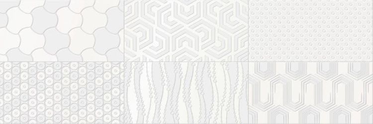 CAMALEONTE Decor Mix Blanco 20x60