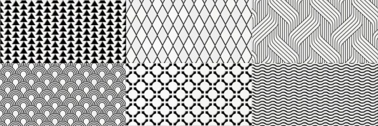 CAMALEONTE Decor Mix Negro 20x60