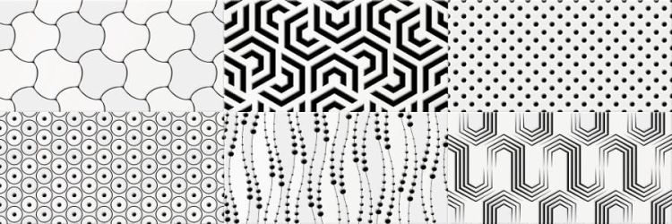 CAMALEONTE Decor Mix Negro 20x60