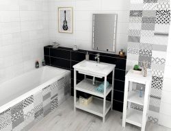 CAMALEONTE Decor Mix Negro 20x60
