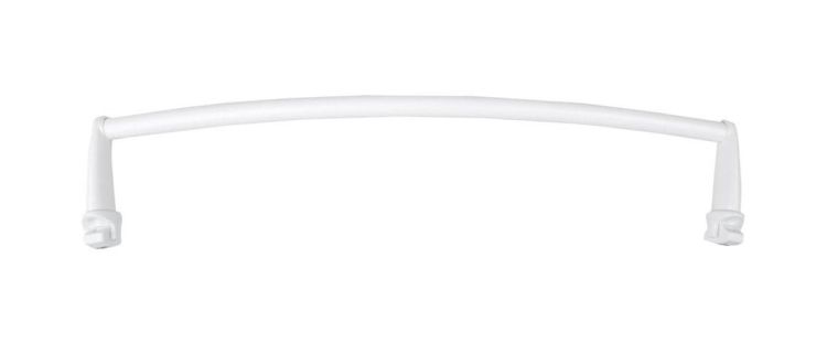 Suszarka ręczników na grzejnik 33 cm, obły, biały