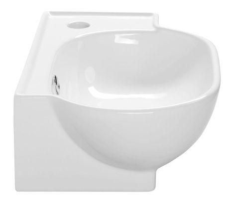 Przejdź do produktu YUMO umywalka ceramiczna narożna 45x28cm, biały