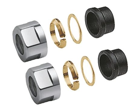 Przejdź do produktu Złączki do Miedzi 1/2" 15mm, chrom