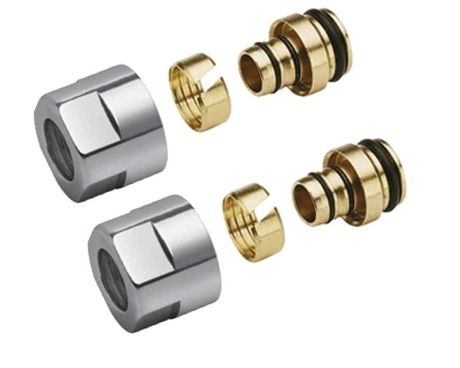Przejdź do produktu Złączki do Alupex 1/2" 16mm, chrom