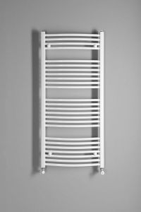 ORBIT Grzejnik łazienkowy obły, 450x1322 mm, 572 W, biały