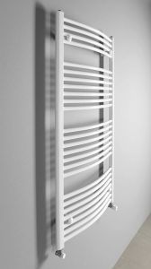 ORBIT Grzejnik łazienkowy obły, 600x1322 mm, 722 W, biały