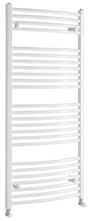 ORBIT Grzejnik łazienkowy obły, 750x1322 mm, 878 W, biały