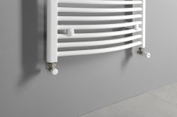 ORBIT Grzejnik łazienkowy obły, 450x1700 mm, 732 W, biały