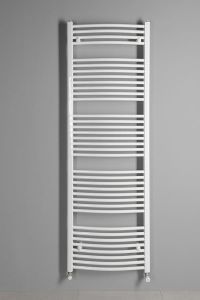 ORBIT Grzejnik łazienkowy obły, 600x1868 mm, 1033 W, biały