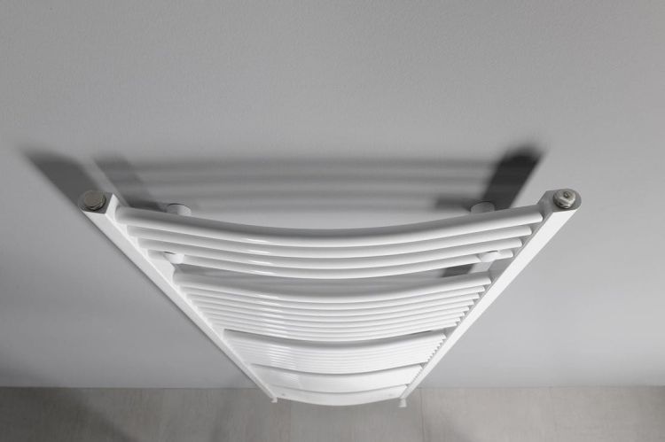 ORBIT Grzejnik łazienkowy obły, 600x1868 mm, 1033 W, biały