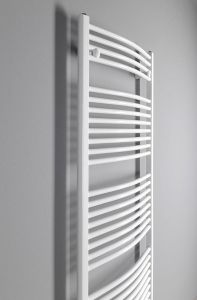 ORBIT Grzejnik łazienkowy obły, 750x1868 mm, 1258 W, biały