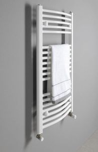 ORBIT Grzejnik łazienkowy obły, 450x986 mm, 432 W, biały