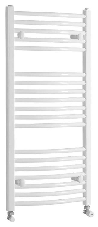 ORBIT Grzejnik łazienkowy obły, 600x986 mm, 547 W, biały