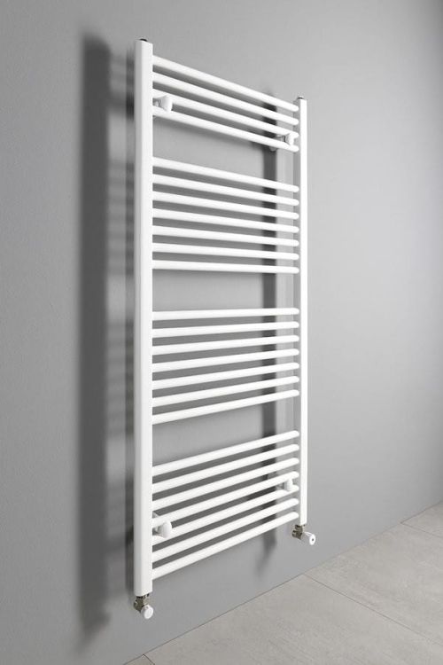DIRECT Grzejnik łazienkowy płaski, 450x1322 mm, 564 W, biały