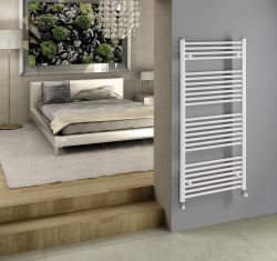 DIRECT Grzejnik łazienkowy płaski, 450x1322 mm, 564 W, biały