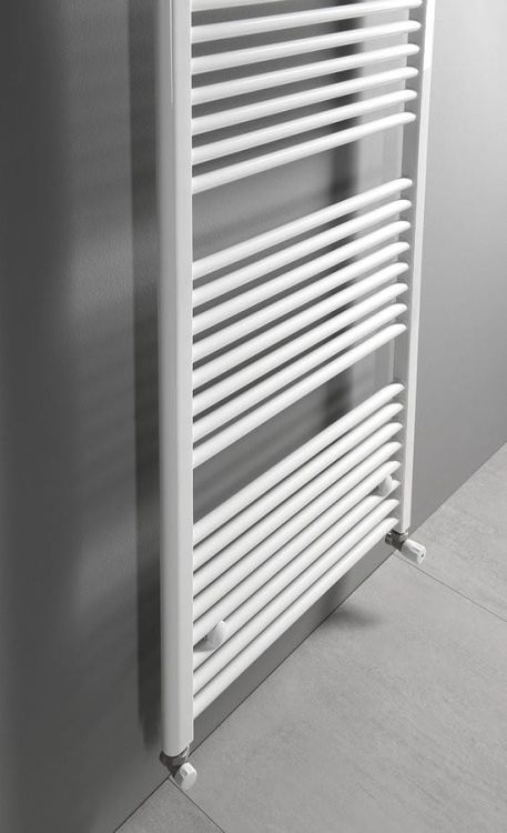 DIRECT Grzejnik łazienkowy płaski, 600x1868 mm, 1022 W, biały