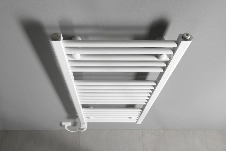 DIRECT Grzejnik łazienkowy płaski, 450x986 mm, 426 W, biały