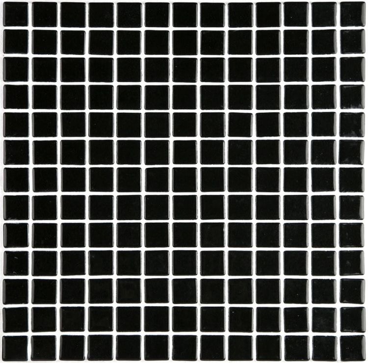LISA mozaika szklana 2,5x2,5cm, black