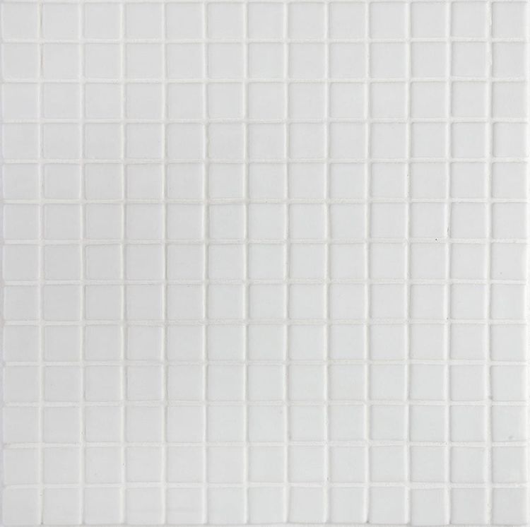 LISA płat mozaiki szklanej 2,5x2,5cm, white