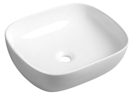 Przejdź do produktu LIRO Umywalka ceramiczna nablatowa 50,5x41cm, biały