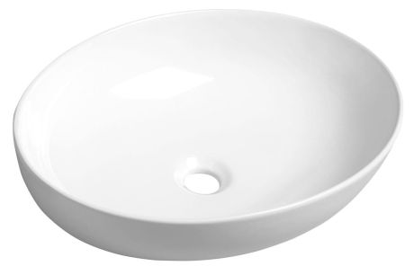 Przejdź do produktu OFELIE umywalka ceramiczna nablatowa, 52x40cm, biały