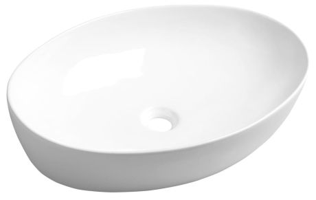 Przejdź do produktu PERA umywalka ceramiczna nablatowa, 62,5x42cm, biały