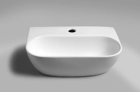 Przejdź do produktu NERISSA umywalka ceramiczna, 42x29cm, biały