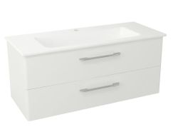 PURA szafka umywalkowa 117x50,5x48,5cm, biała