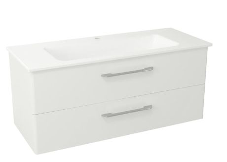 Przejdź do produktu PURA szafka umywalkowa 117x50,5x48,5cm, biała
