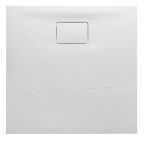 Przejdź do produktu ACORA brodzik kompozytowy, kwadrat 80x80x2,7cm, biały, dekor kamień