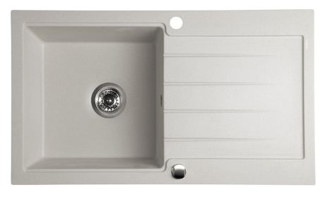 Przejdź do produktu Zlewozmywak granitowy z ociekaczem 86x50cm, beżowy