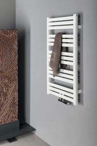 NEVEL grzejnik 555x1043mm, 440 W, środkowe podłączenie, biały