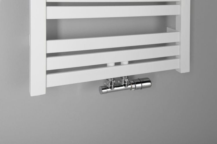 NEVEL grzejnik 555x1583mm, 690 W, środkowe podłączenie, biały