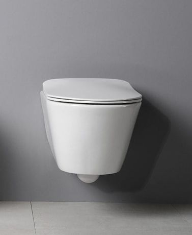 Przejdź do produktu AVVA WC wiszące, Rimless, 35,5x53cm, biały