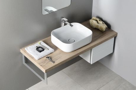 Przejdź do produktu ETELA umywalka ceramiczna 50x37 cm, z korkiem ceramicznym