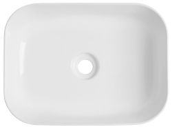 ETELA umywalka 50x37 cm, z korkiem ceramicznym
