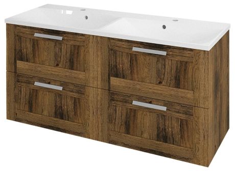 Przejdź do produktu AMIA Szafka umywalkowa 119x60x45cm, dąb Collingwood
