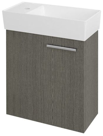 Przejdź do produktu LATUS IX szafka umywalkowa 44x50x22cm, dąb srebrny