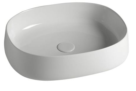 Przejdź do produktu JUMPER umywalka ceramiczna nablatowa 50x40cm, biały