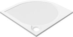 ARCA brodzik prysznicowy kompozytowy, półokrągły 80x80x3 cm, R550