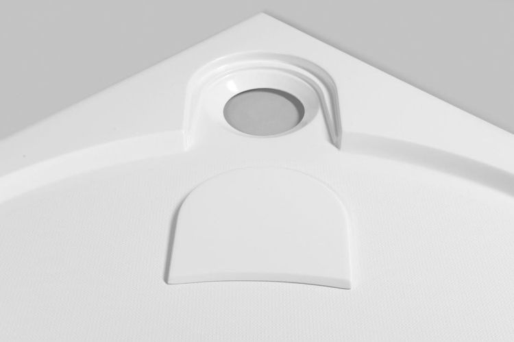 ARCA brodzik prysznicowy kompozytowy, półokrągły 90x90x3 cm, R550