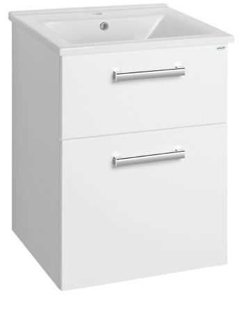 Przejdź do produktu VEGA szafka umywalkowa 51,5x72,6x43,6cm, 2 szuflady, biała