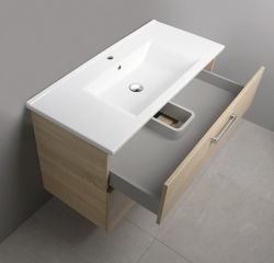 VEGA szafka umywalkowa 100cm, 2 szuflady, dąb platin