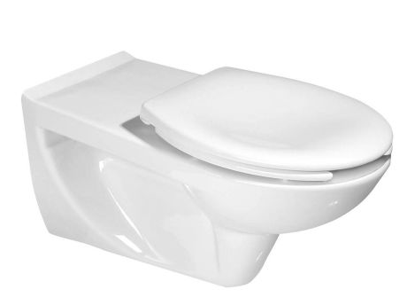 Przejdź do produktu HANDICAP WC wiszące przedłużone, Rimless, 37,5x73cm, biały