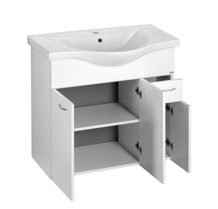 KERAMIA FRESH szafka umywalkowa 74,5x74x34,7cm, biała