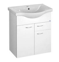 KERAMIA FRESH szafka umywalkowa 60,5x74x33,7cm, biała