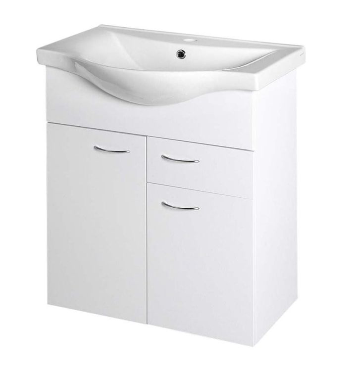 KERAMIA FRESH szafka umywalkowa 60,5x74x33,7cm, biała