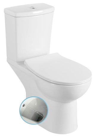 Przejdź do produktu KAIRO CLEANWASH kompakt WC z funkcją bidetu, odpływ poziomy, biały